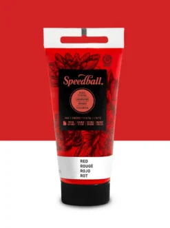 Farba do linorytu Water-Soluble Ink - Speedball - Red 75 ml