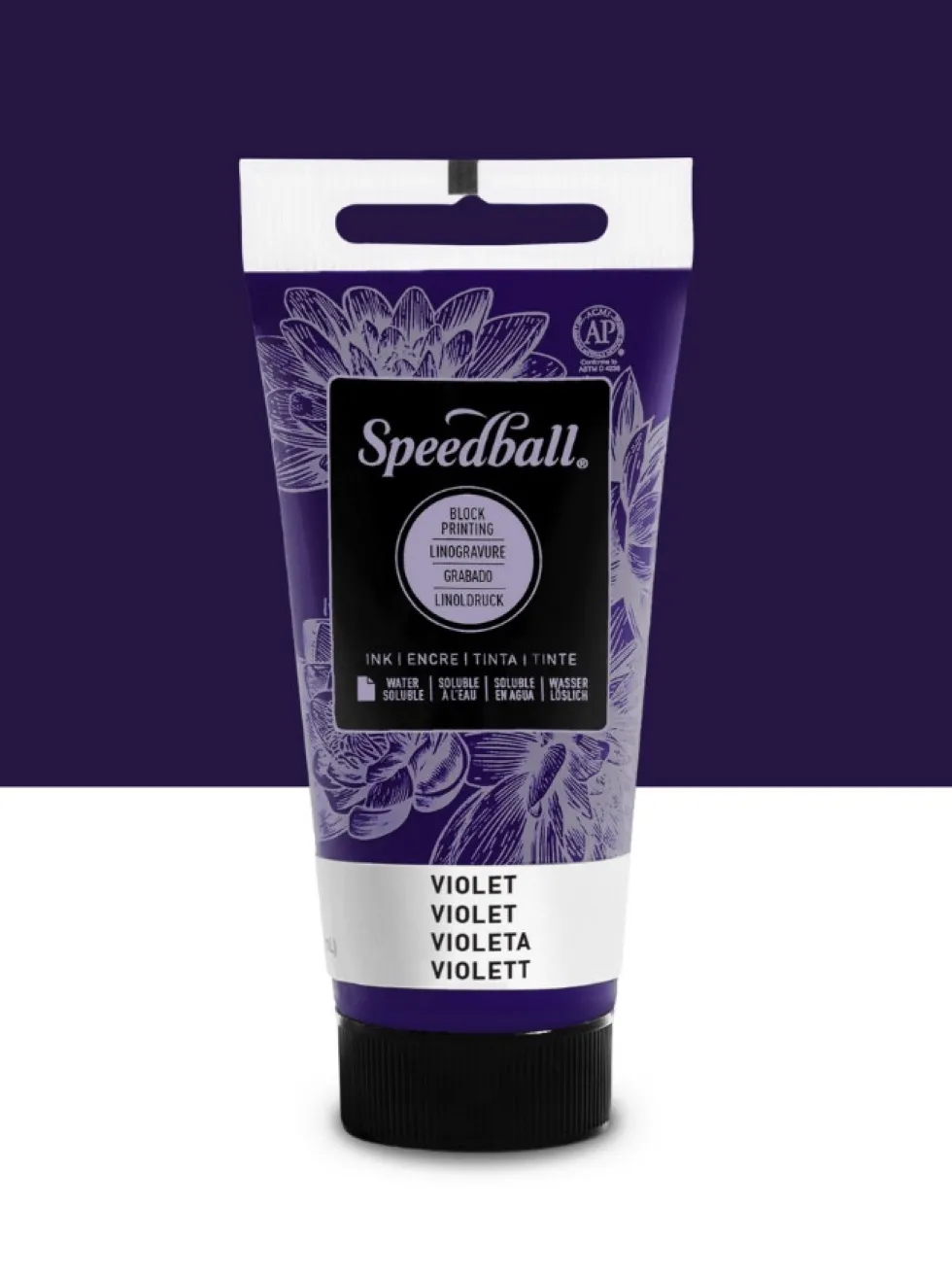 Farba do linorytu Water-Soluble Ink - Speedball - Violet 75 ml