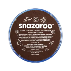 Farba do malowania twarzy - Snazaroo - Dark Brown, 18 ml