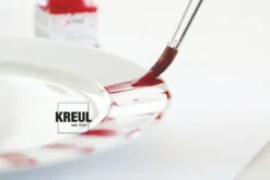 Farba do szkła i porcelany Classic - Kreul - Metallic Silver, 20 ml