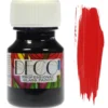 Farba do szkła witrażowa Deco - Renesans - czerwona, 30 ml