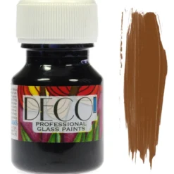 Farba do szkła witrażowa Deco - Renesans - jasnobrązowa, 30 ml