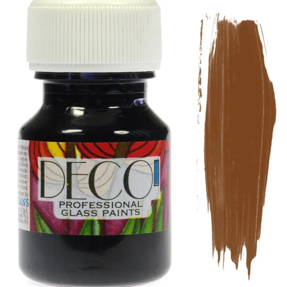 Farba do szkła witrażowa Deco - Renesans - jasnobrązowa, 30 ml