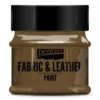 Farba do tkanin i skór - Pentart - ciemnobrązowa, 50 ml