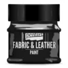 Farba do tkanin i skór - Pentart - czarna, 50 ml