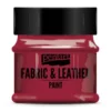 Farba do tkanin i skór - Pentart - czerwona, 50 ml
