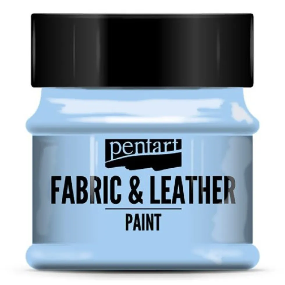 Farba do tkanin i skór - Pentart - niebieskie niebo, 50 ml