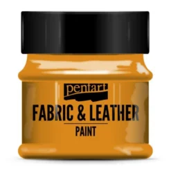 Farba do tkanin i skór - Pentart - pomarańczowa, 50 ml