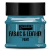 Farba do tkanin i skór - Pentart - turkus niebieski, 50 ml