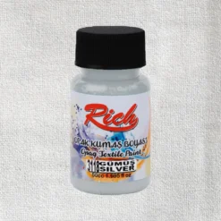 Farba do tkanin Metallic - Rich - Silver, 50 ml