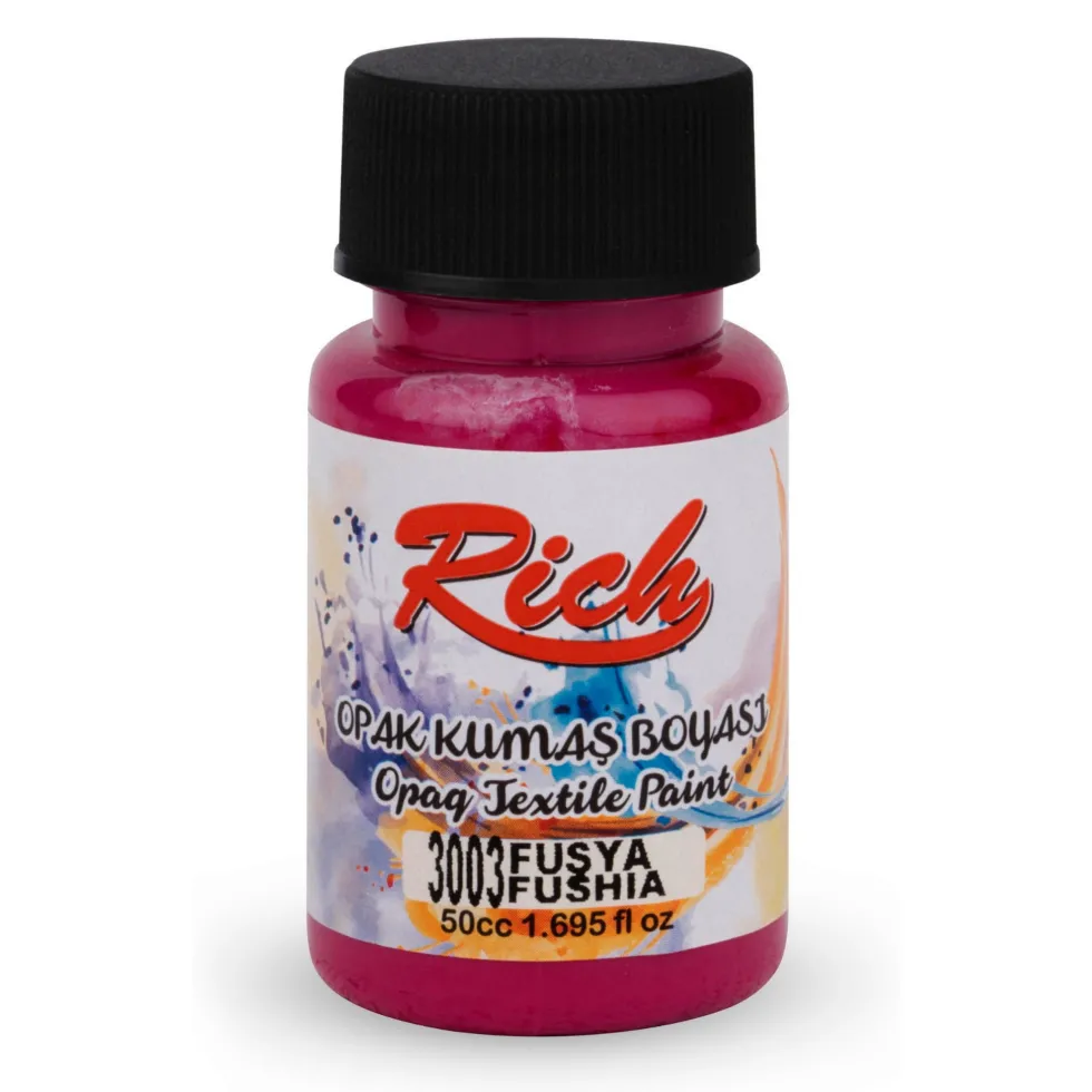 Farba do tkanin Opaque - Rich - Fuchsia, 50 ml
