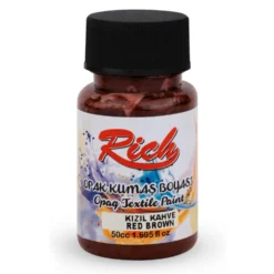 Farba do tkanin Opaque - Rich - Red Brown, 50 ml