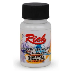 Farba do tkanin Opaque - Rich - White, 50 ml