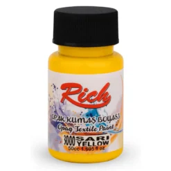 Farba do tkanin Opaque - Rich - Yellow, 50 ml
