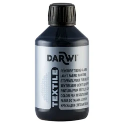 Farba do tkanin Textile - Darwi - Black 250 ml
