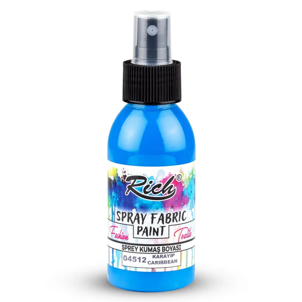 Farba do tkanin w sprayu - Rich - Caribbean, 100 ml