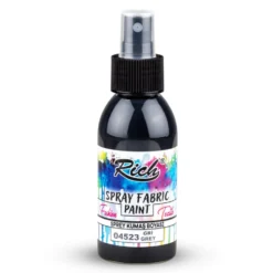 Farba do tkanin w sprayu - Rich - Grey, 100 ml