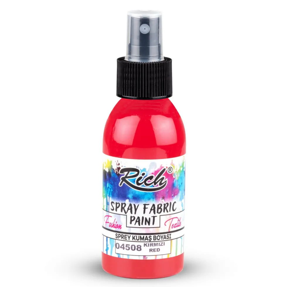 Farba do tkanin w sprayu - Rich - Red, 100 ml