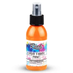 Farba do tkanin w sprayu - Rich - Salmon, 100 ml