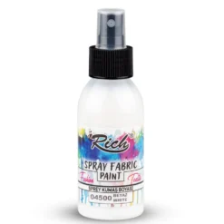 Farba do tkanin w sprayu - Rich - White, 100 ml
