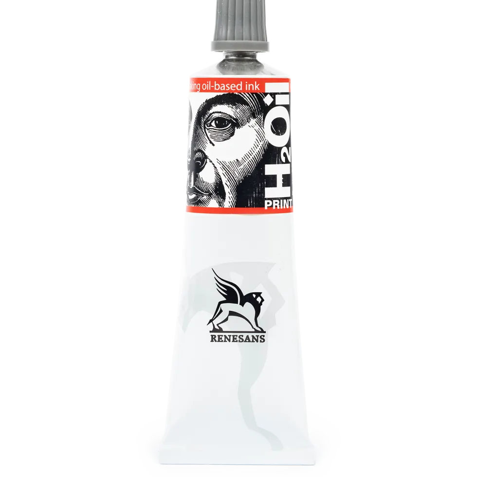 Farba graficzna do linorytu H2Oil Print - Renesans - Czerwień Kadmowa, 60 ml