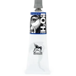 Farba graficzna do linorytu H2Oil Print - Renesans - Ultramaryna Niebieska, 60 ml