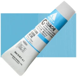 Farba gwasz Acryla Gouache - Holbein - Aqua Blue, 20 ml