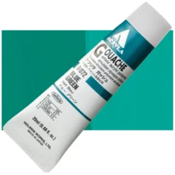 Farba gwasz Acryla Gouache - Holbein - Blue Green, 20 ml