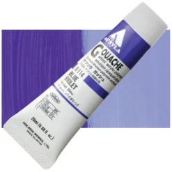 Farba gwasz Acryla Gouache - Holbein - Blue Violet, 20 ml