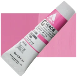 Farba gwasz Acryla Gouache - Holbein - Cosmos Pink, 20 ml