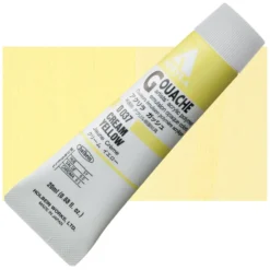 Farba gwasz Acryla Gouache - Holbein - Cream Yellow, 20 ml