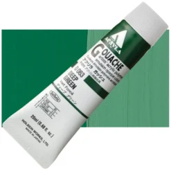 Farba gwasz Acryla Gouache - Holbein - Deep Green, 20 ml