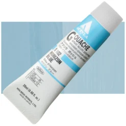 Farba gwasz Acryla Gouache - Holbein - Horizon Blue, 20 ml