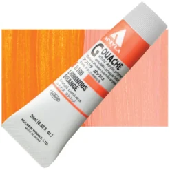 Farba gwasz Acryla Gouache - Holbein - Luminous Orange, 20 ml