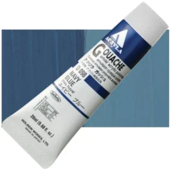 Farba gwasz Acryla Gouache - Holbein - Navy Blue, 20 ml