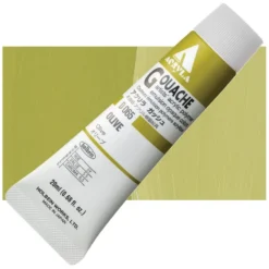 Farba gwasz Acryla Gouache - Holbein - Olive, 20 ml