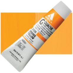 Farba gwasz Acryla Gouache - Holbein - Orange Yellow, 20 ml