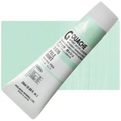 Farba gwasz Acryla Gouache - Holbein - Pale Mint, 20 ml