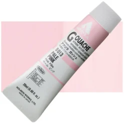 Farba gwasz Acryla Gouache - Holbein - Pale Pink, 20 ml
