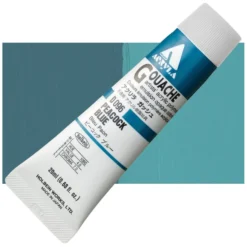 Farba gwasz Acryla Gouache - Holbein - Peacock Blue, 20 ml