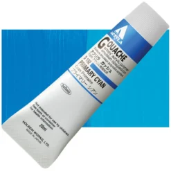 Farba gwasz Acryla Gouache - Holbein - Primary Cyan, 20 ml