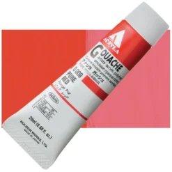 Farba gwasz Acryla Gouache - Holbein - Pure Red, 20 ml