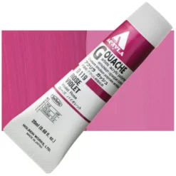 Farba gwasz Acryla Gouache - Holbein - Rose Violet, 20 ml