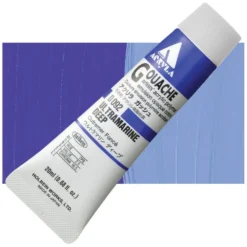 Farba gwasz Acryla Gouache - Holbein - Ultramarine Deep, 20 ml
