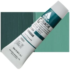 Farba gwasz Acryla Gouache - Holbein - Viridian, 20 ml