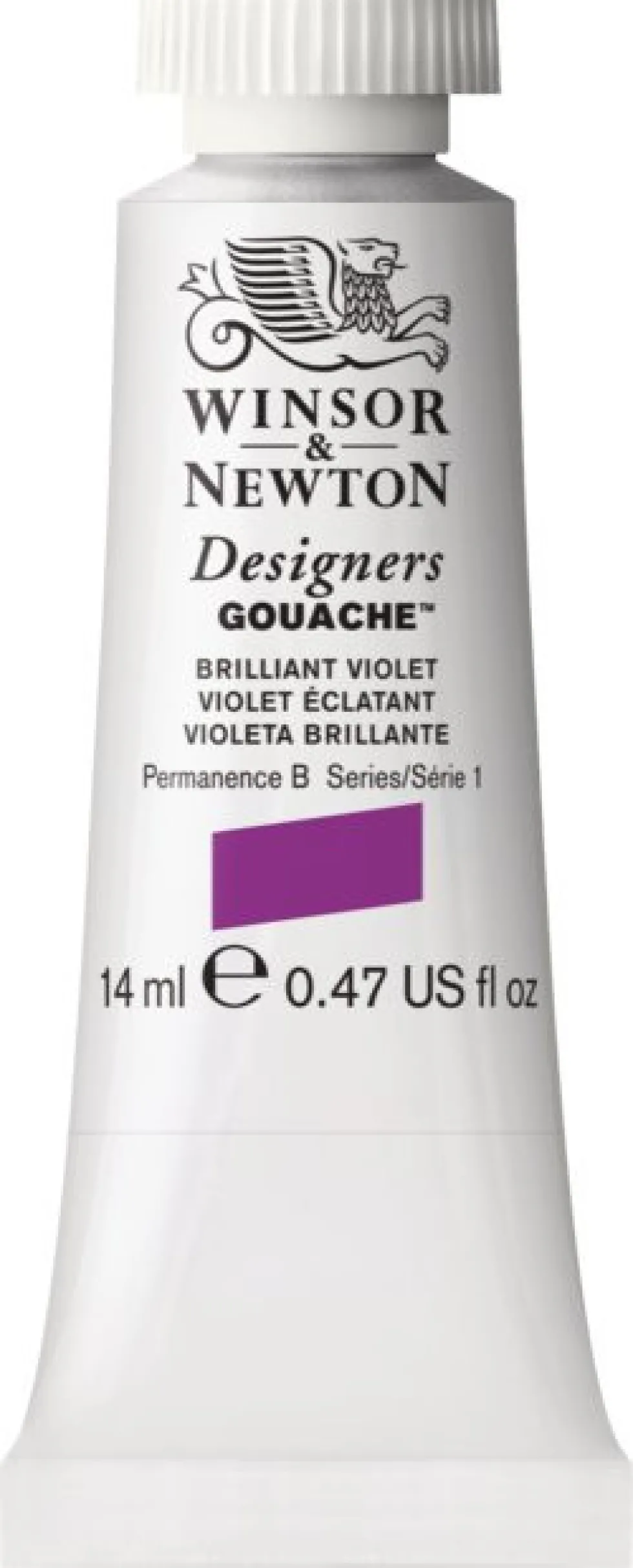 Farba gwasz Designers Gouache - Winsor & Newton - Brilliant Violet, 14 ml