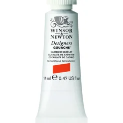 Farba gwasz Designers Gouache - Winsor & Newton - Cadmium Scarlet 14 ml