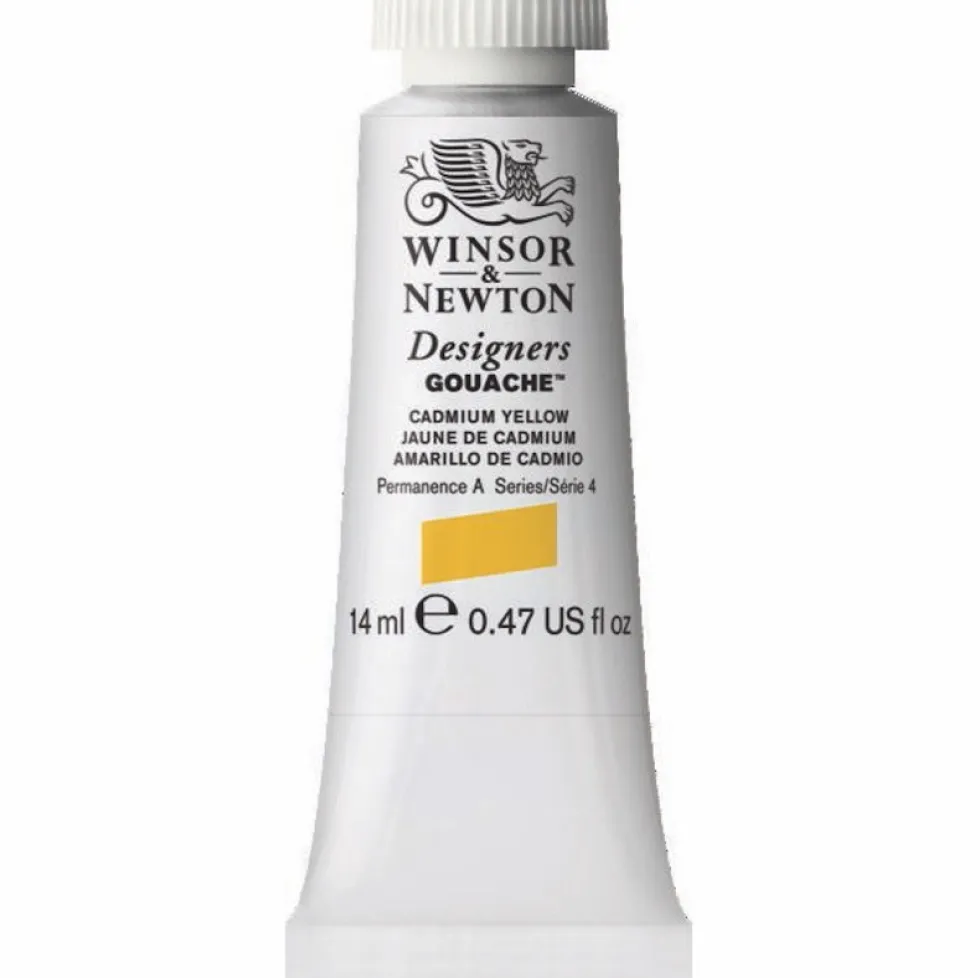 Farba gwasz Designers Gouache - Winsor & Newton - Cadmium Yellow, 14 ml