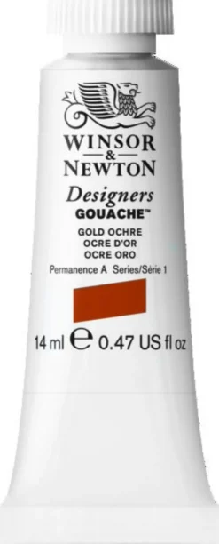 Farba gwasz Designers Gouache - Winsor & Newton - Gold Ochre, 14 ml
