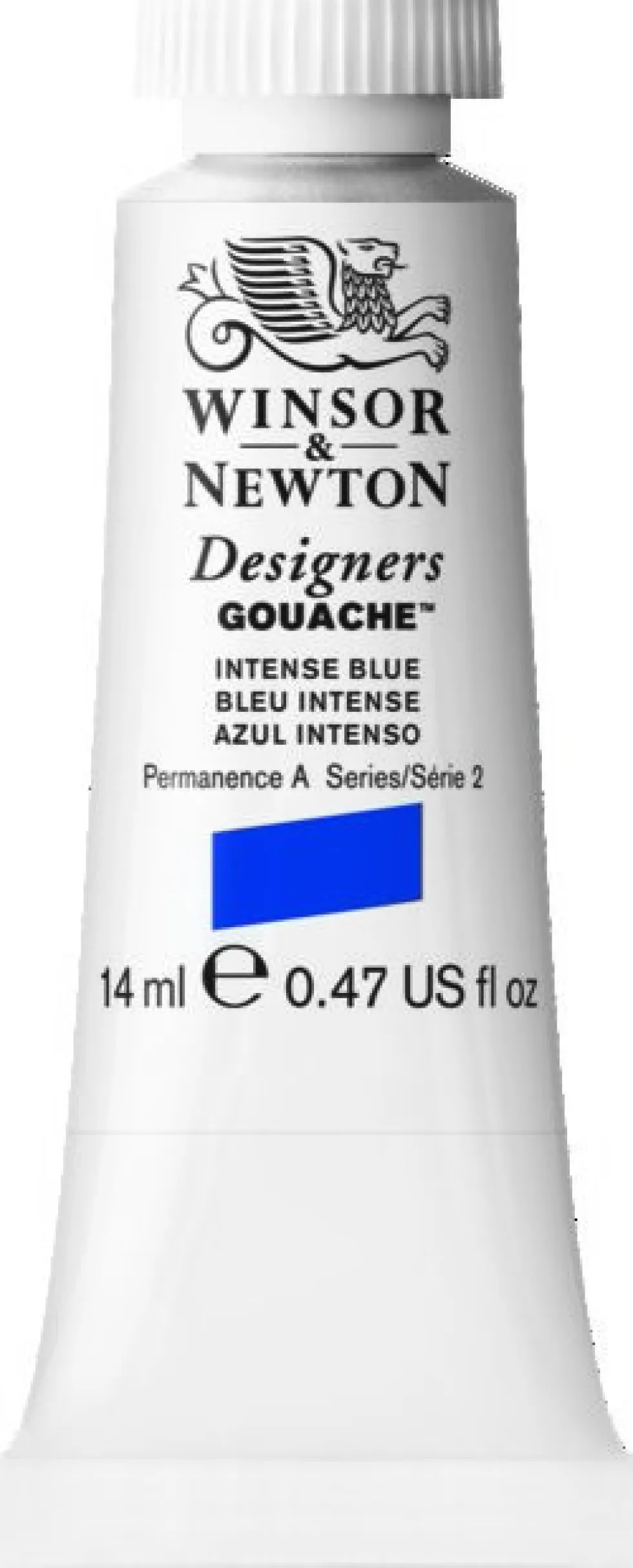 Farba gwasz Designers Gouache - Winsor & Newton - Intense Blue, 14 ml
